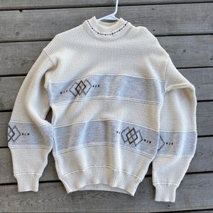 London Fog Vintage Grandpa Sweater